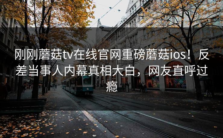 刚刚蘑菇tv在线官网重磅蘑菇ios！反差当事人内幕真相大白，网友直呼过瘾
